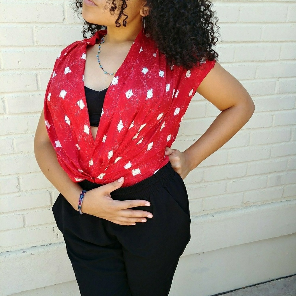 Vintage Nordstrom Wrap Top